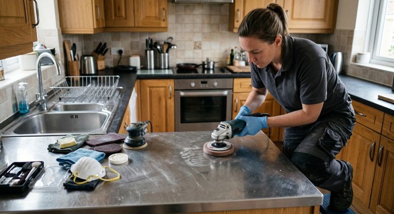 Stainless Counter Replacement in Marin County, CA